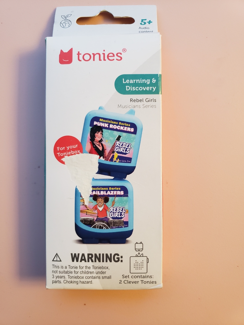 tonies Rebel Girls Musicians Series Learning Toy Blue NWT